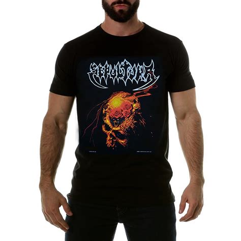 Camiseta Sepultura Banda de Rock Beneath the remains of 1989 Promoção