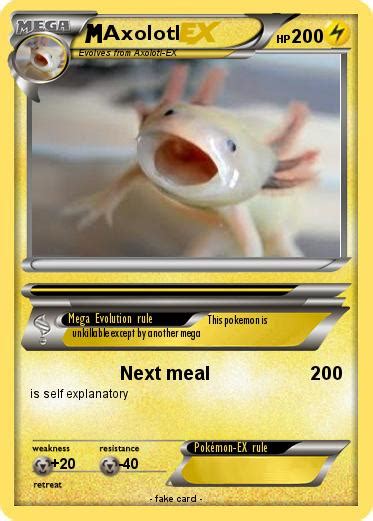 Axolotl Pokemon Card