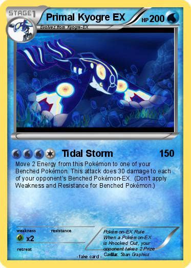 Pokémon Primal Kyogre EX 27 27 Tidal Storm My Pokemon Card