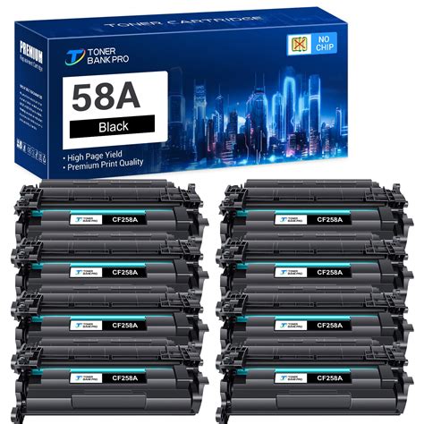 58a Toner Cartridge Cf258a Black No Chip Compatible For Hp 58a 58x Cf258a Cf258x For Hp