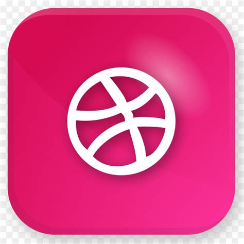 Logo Dribbble Realistic Icon Transparent Png Similar Png