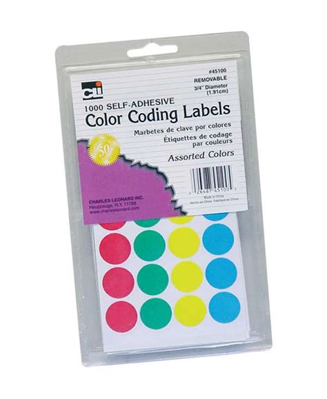 Color Coding Labels, Assorted