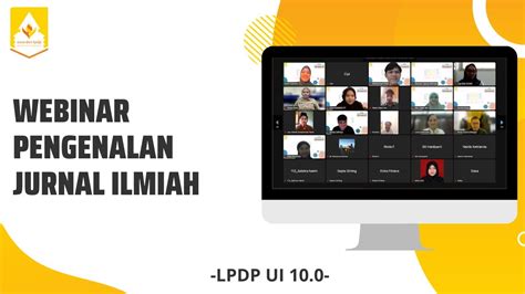 Webinar Pengenalan Jurnal Ilmiah Youtube