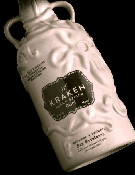 Kraken Ceramic Black Spiced Rum Behance