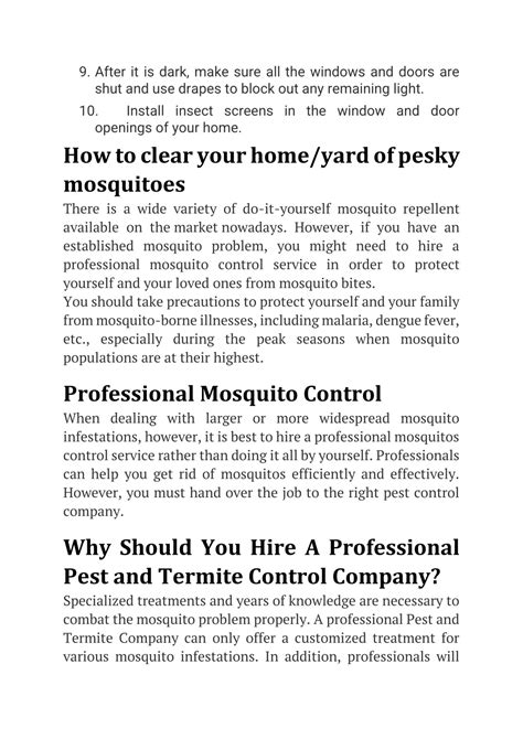 Ppt How Can Professional Mosquito Control Service Help Eliminate Mosquitoes Powerpoint