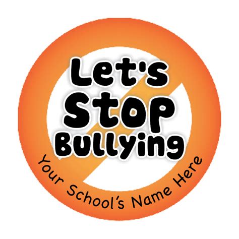 Against Bullying Stickers for Schools and teachers