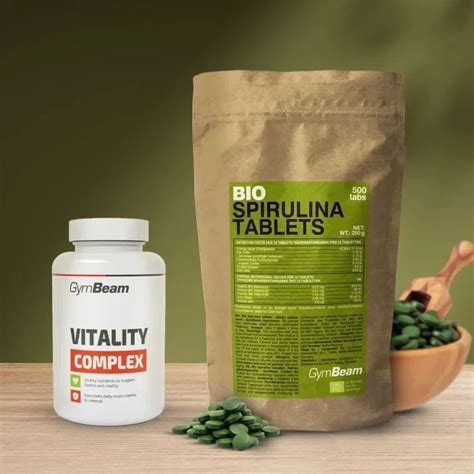 Gymbeam Bio Spirulina Tablets Tab