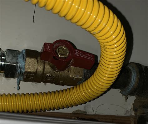 Is this natural gas shut off valve behaving correctly? - Home Improvement Stack Exchange