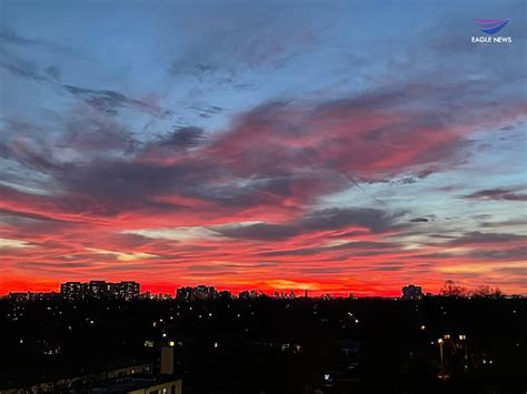 #EBCphotography: Sunset over Mississauga, Ontario – Eagle News