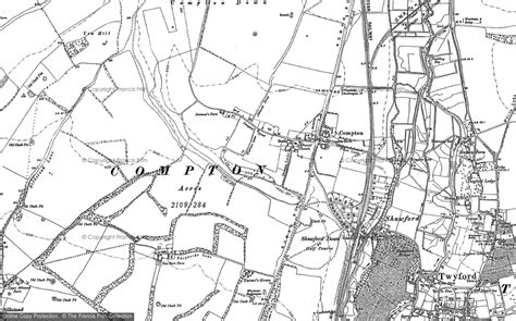 Old Maps Of Compton Hampshire Francis Frith