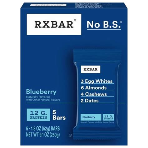 Rxbar Gluten Free Protein Bars Blueberry Protein Snack Publix Super Markets