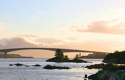 Skye Bridge the toll free bridge to the Isle of Skye