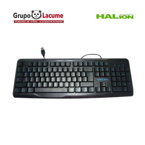 Teclado Halion Ha K Letras Azules