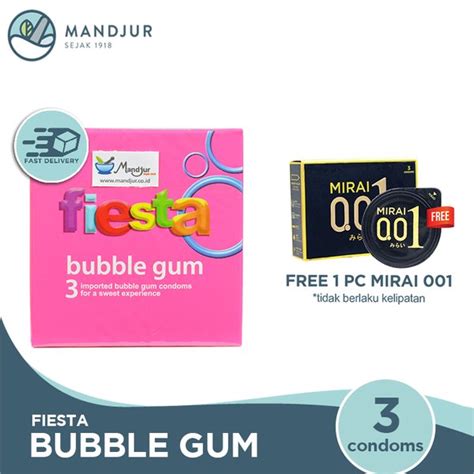 Jual Kondom Fiesta Bubble Gum Di Lapak Mandjur Bukalapak