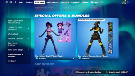 The Chill Vibez Pack And Rogue Scout Pack Are Now Available In The Item Shop Rfortnitebr