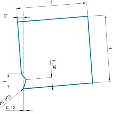 The geometry of tool (unit: mm) Fig. 5 shows the schematic illustration... | Download Scientific ...