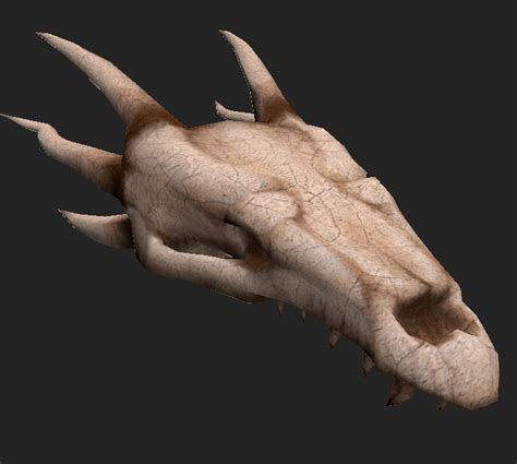 Artstation Full Skeletal Dragon Texture Istaria Chronicles Of The