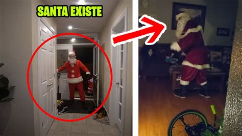 6 SANTA CLAUS Reales Captados En Camara YouTube