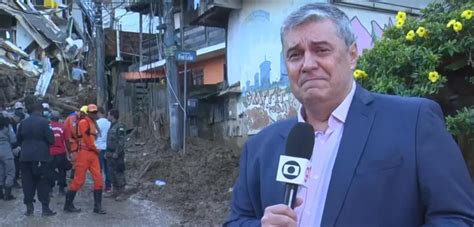 Jornalista Da Globo Chora Ao Noticiar Trag Dia Em Petr Polis V Deo