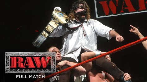 FULL MATCH The Rock Vs Mankind WWE Championship Match Raw Jan 4