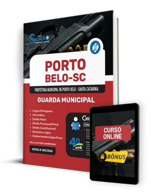 Apostila Prefeitura De Porto Belo SC 2024 Guarda Municipal