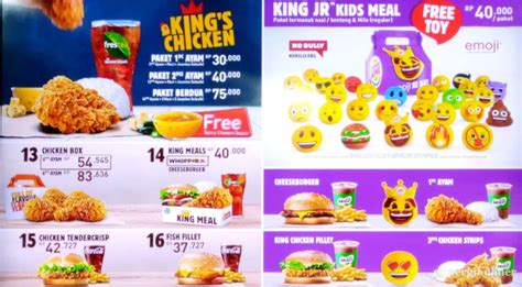 Selalu Diperbarui Menu Burger King Rungkut Surabaya