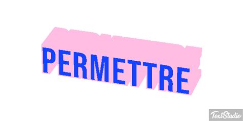 Permettre Word Animated  Logo Designs
