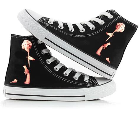 Marilyn Monroe High top Canvas Shoes Sneakers Women Shoes Gifts | make ...