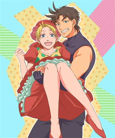 Joseph Joestar Joseph Joestar And Suzi Q Jojo No Kimyou Na Bouken Drawn By Ronpa96pepe