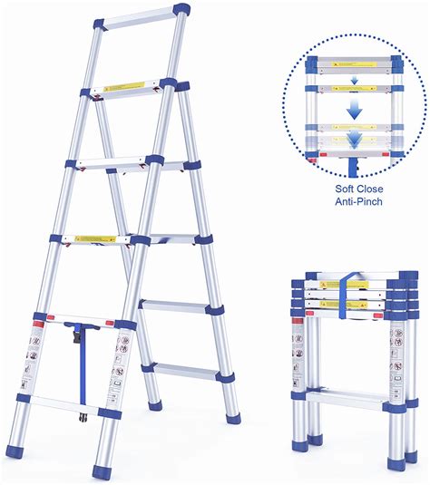 Double Sided Multi Purpose Folding Step Ladder Aluminium Telescopic