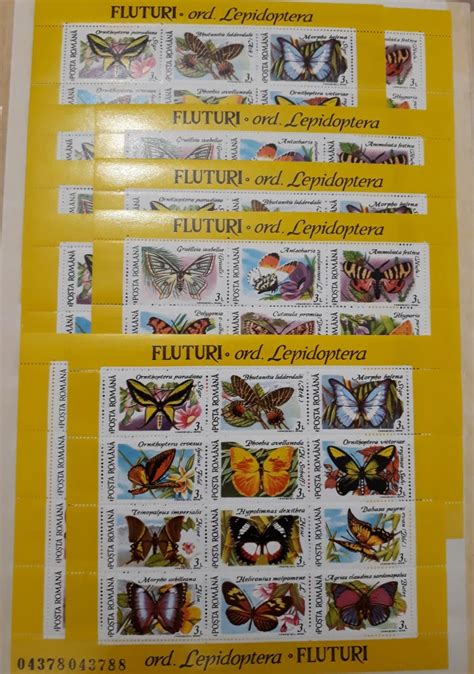 Clasor Cu Timbre Mnh Romania Serii Colite Blocuri Arhiva Okazii Ro