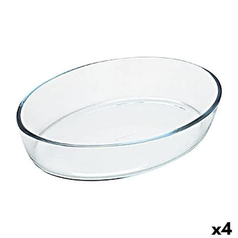 Plat De Four Pyrex Classic Vidrio Ovale Transparent Verre 40 X 28 X 7