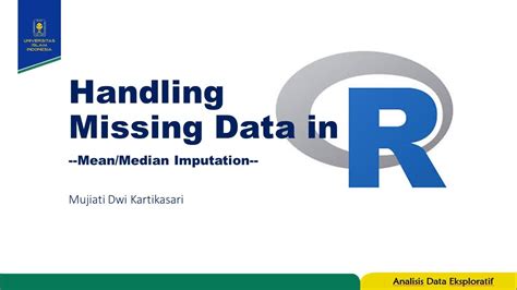 Handling Missing Data In R Mean Median Imputation Youtube