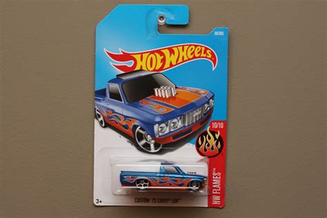 Hot Wheels Hw Flames Custom Chevy Luv Blue See Condition