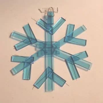 Let it Snow! Fused Glass Snowflakes | Glass Art by Margot