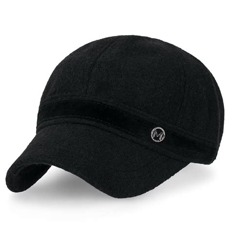 ililily Women Short Brim Baseball Cap Suede Band Velcro Adjustable ...