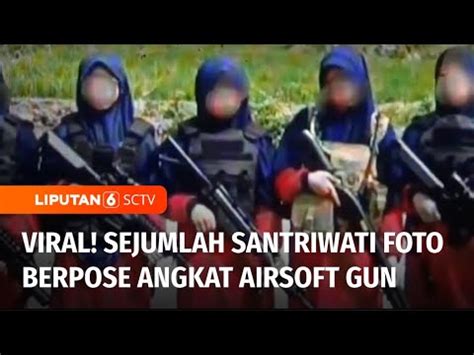 Viral Beredar Foto Para Santriwati Di Magetan Angkat Senjata Laras