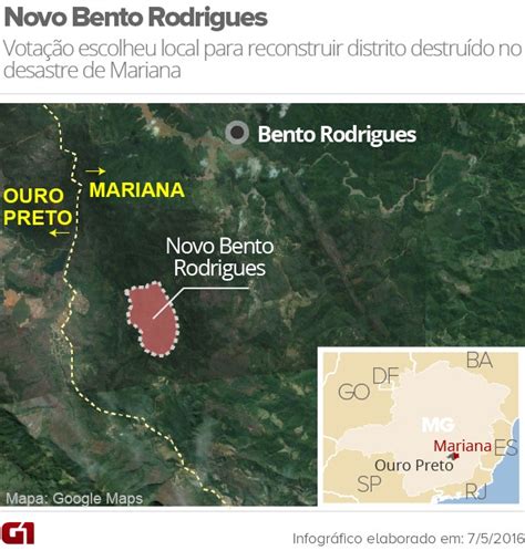 G1 Terreno onde será construído novo Bento Rodrigues é definido