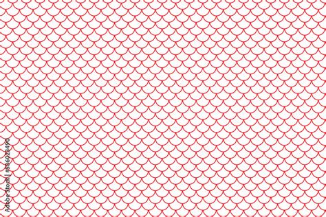 abstract red mermaid scale pattern design. Stock Vector | Adobe Stock