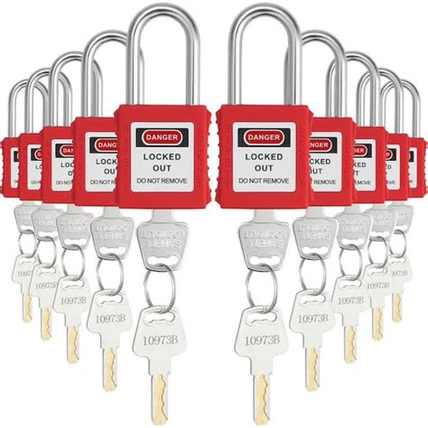 Reviews For Vevor Lockout Tagout Locks Set 10 Piece Red Safety Lockout