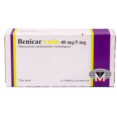 Benicar Amlo 40 5mg Tienda Catracha Salud