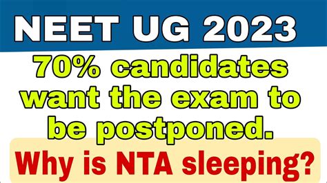 Neet Ug 2023 Postponed Latest News Today। Neet 2023 Latest News Today