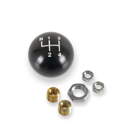 Hurst Hst Hurst Billet Shift Knob Speed Pattern Gloss Black