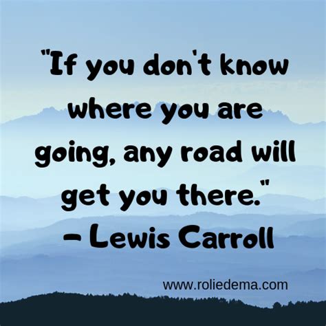 If You Dont Know Where You Are Going Quote