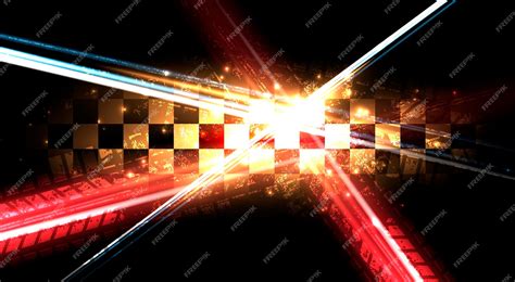 Racing Speed Background Vector Illustration Abstraction In Car Track