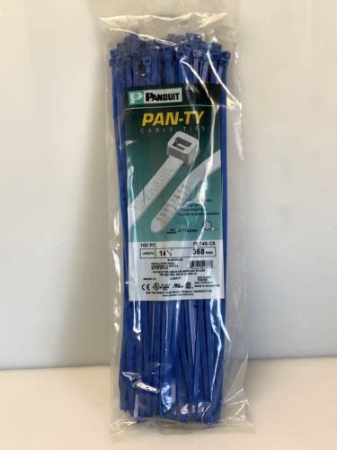 Panduit Pan Ty Plt S C Blue Cable Ties Ct Pack Ebay