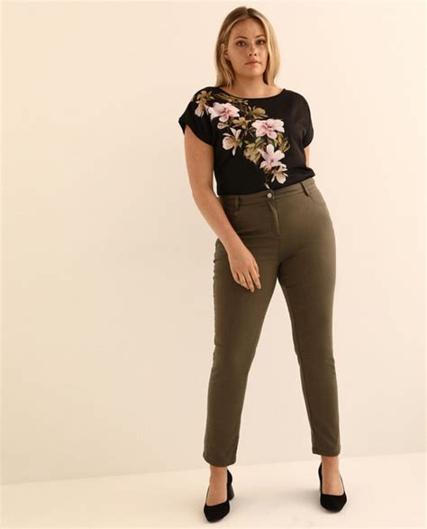 Pantalones De Mujer Tallas Grandes Moda