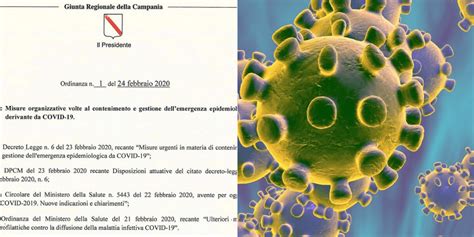 In Campania Quarantena Fiduciaria Contro La Diffusione Del Coronavirus