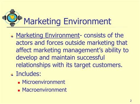 Analyzing The Marketing Environment Ppt