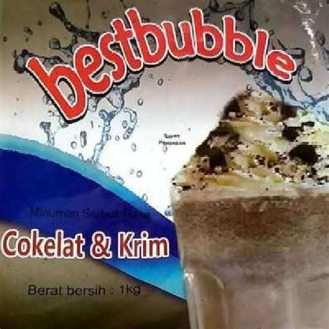 Jual Bestbubble Minuman Serbuk Bubuk Minum Halal Rasa Cokelat Krim